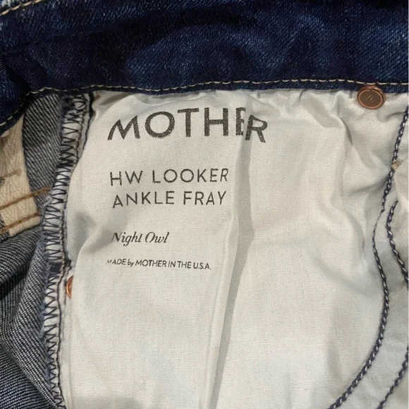 MOTHER The Looker Ankle Fray (Night Owl) - Picture 6 of 10